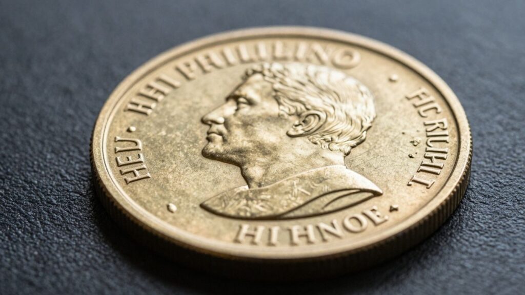 Gold Philharmonic coin