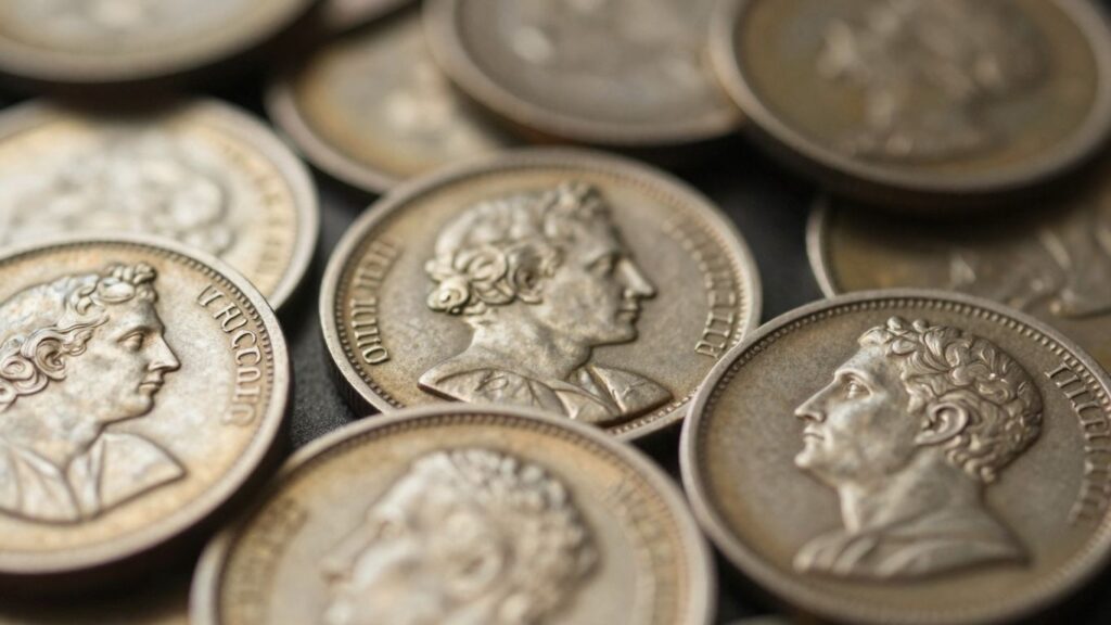 Draped bust coins collection