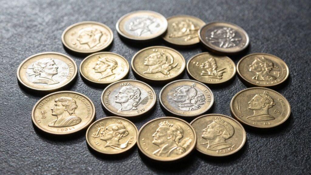 Tampa numismatic coins: gold and silver coins.