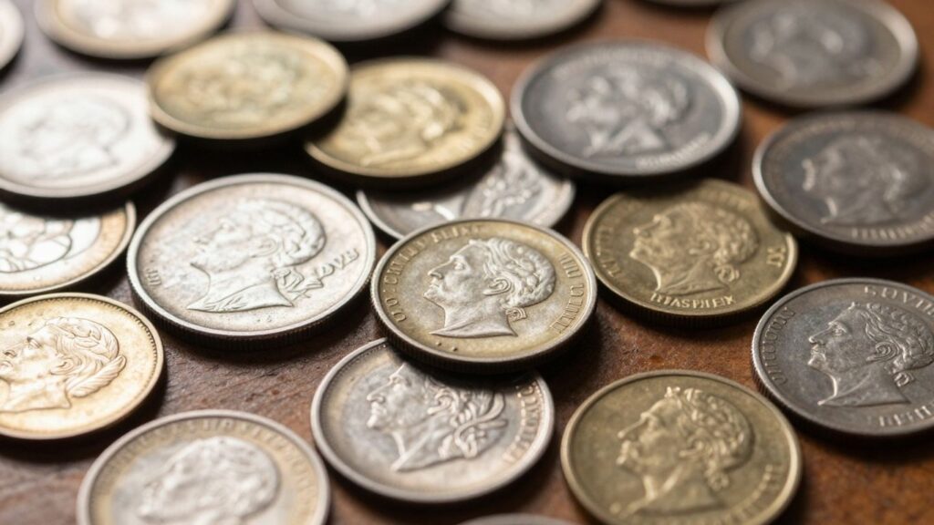 Variety of coins for sale in Tampa