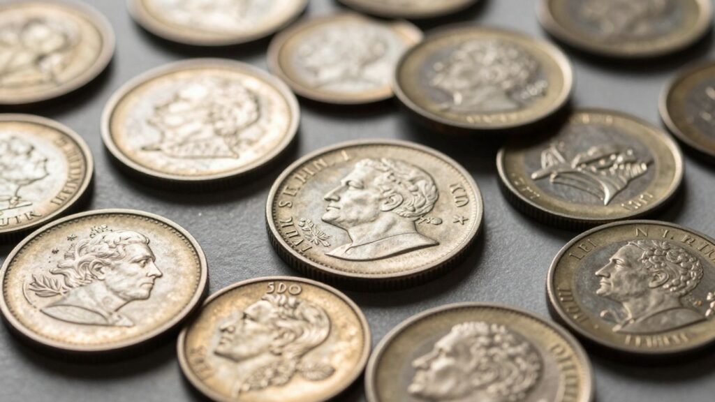 Collectible coins with intricate patterns in Tampa.