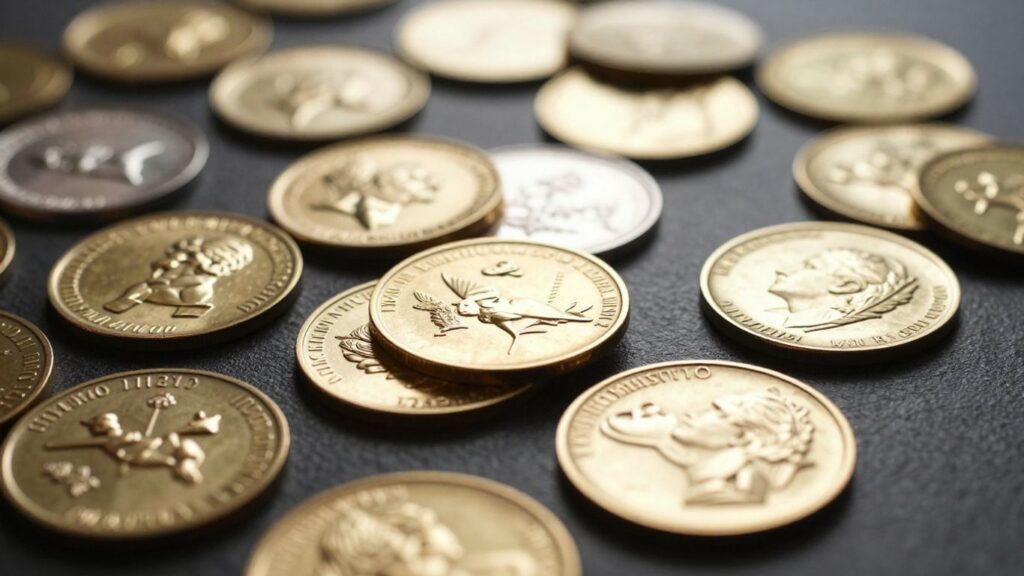 Gold and silver medallions for sale in Tampa.