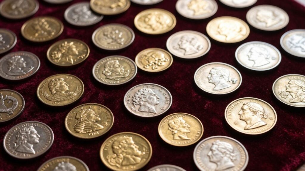 Collection of rare coins