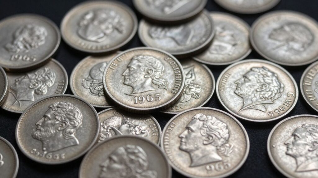 Pre-1965 silver coins